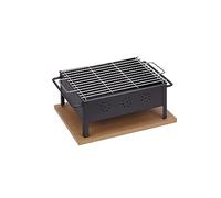 Sauvic 02906-Barbecue de table, avec grille inoxydable 18/8 30 x 25 cm.