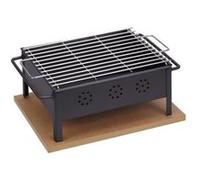 Sauvic 02906-Barbecue de table, avec grille inoxydable 18/8 30 x 25 cm.