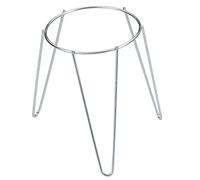 Sauvic 03080 Support pour Pot de Fleurs avec Pieds Zingué Acier 24 cm