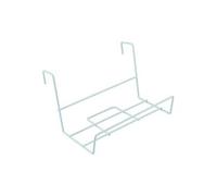 Sauvic 03215 Support Balcon Pour Jardinières Standard Plastifié Acier Blanc 41 X 21 X 23 Cm