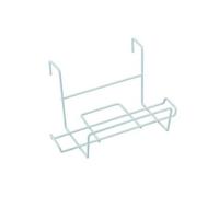 Sauvic 03225 Support Balcon Pour Jardinières Plastifié Acier Blanc 50 X 18 X 23 Cm