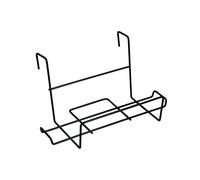 Sauvic 03240 Support Balcon pour Jardinières Acier Plastifié Noir 40 x 18 x 23 cm