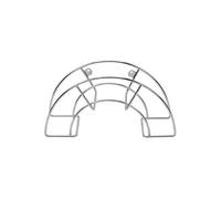 Sauvic 03302 Support Pour Tuyau D'Arrosage Inoxydable Petit 36,5 X 12,5 X 18,5 Cm