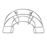 Sauvic 03302 Support pour Tuyau d'Arrosage Inoxydable Petit 36,5 x 12,5 x 18,5 cm