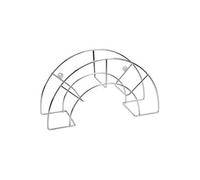 Sauvic 03303 Support pour Tuyau d'Arrosage Inoxydable Grand 46 x 15 x 26 cm