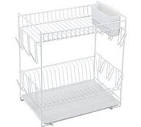 Sauvic 88980 égouttoir à vaisselle métal plastifié blanc 43 x 25 x 41,5 cm Blanc G