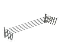Sauvic 90827-Séchoir à Linge Mural Extensible, en Aluminium, 90 x 13,5-78 x 26,5 cm.