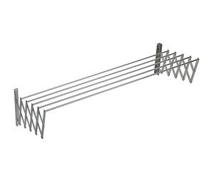 Sauvic 90830 Séchoir à Linge Extensible Aluminium 100 x 13,5 x 26,5 cm