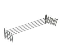 Sauvic 90845 Séchoir à Linge Extensible INOX 160 x 13,5 x 26,5 cm
