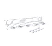 Sauvic 92190 Égouttoir à Vaisselle pour Armoire Mural Métal Plastifié Blanc 65 x 22,5 x 5 cm