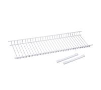 Sauvic 92210 Égouttoir à Verre Armoire Mural Métal Plastifié Blanc 75 x 22,5 x 4,5 cm