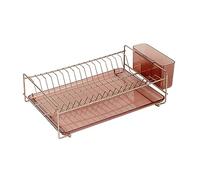 Sauvic Égouttoir en Acier Inoxydable Finition Couleur cuivre, Plat 38,5 x 25 x 12 cm