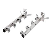 SAUVIC Séchoir à linge mural - 8 poulies inoxydable