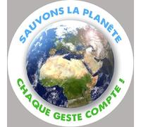 Sauvons La Planète - 10x10cm - Sticker/Autocollant