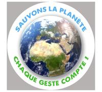 Sauvons La Planète - 5x5cm - Sticker/Autocollant