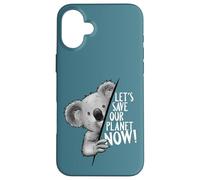 Sauvons la planète | Koala Protection du Climat Coque pour iPhone 16 Plus