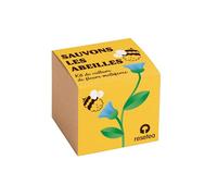 Sauvons les Abeilles | Kit de Culture de Fleurs Mellifères | Bombe de Graines pour Pollinisateurs | Cultivez des Fleurs pour les Abeilles à la Maison | Cadeau Original et Éducatif