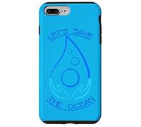 Sauvons l'océan, la mer, la terre verte, l'amour, la vie, sauvons le monde Coque pour iPhone 7 Plus/8 Plus