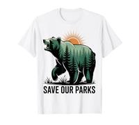 Sauvons nos Parcs, forêts d'ours, Conservation de la Nature T-Shirt