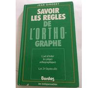 SAV.REGLES ORTHOGRAPHE (Ancienne Edition)