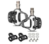 SAVADECK Pédales de vélo de route, pédales en alliage d'aluminium avec crampons pour système Shimano/Look, pédales autobloquantes sans clip de 9/16" pour vélo de route, vélo de course, VTT, vélo de