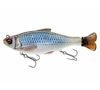 Savage Gear 3D Hard Pulsetail Roach - Leurre à nageoires noires ultra réaliste pour la pêche en eau douce et la pêche au carnassier, leurre dur à longue durée de vie, action de la queue, gardon 13.5cm