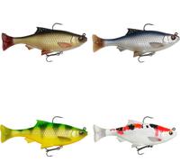 Savage Gear 3D Pulse Tail Roach 13cm 2pcs Firetiger poisson caoutchouc monté