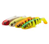 Savage Gear - Leurres 3D River Roach Mix - Pack de 4, réalistes, 10 cm - Clear Water Mix