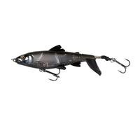 Savage Gear 3D Smashtail - leurre de Haute mer pour Les pêcheurs de prédateurs, Imitation de la Truite avec Action bruyante pour l'achigan, Les Lacs, étangs et rivières d'eau Douce Black Ghost 10 cm