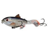 Savage Gear 3D Smashtail - leurre de Haute mer pour Les pêcheurs de prédateurs, Imitation de la Truite avec Action bruyante pour l'achigan, Les Lacs, étangs et rivières d'eau Douce Black Ghost 10 cm