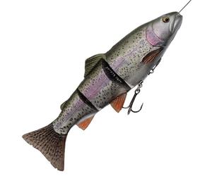 Savage Gear 4D Fil à Travers Truite 20cm - 1 Pièce - Argent - Acier au Carbone - Hameçon à Truite - Croc - Hameçon à Pêche