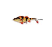 Savage Gear 4D Line Thru Perch Shad 20cm 100g Albino Swimbait Hechtköder