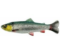 Savage Gear 4D Line Thru Pulse Tail Trout Green Silver 16 cm 51 g Rubber lure