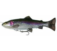 Savage Gear 4D Line Thru Pulse Tail Trout Truite arc-en-ciel 16 cm 51 g Leurre en caoutchouc