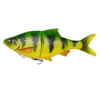 Savage Gear Leurre Swimbait 4D Line Thru Roach Hecht Firetiger 18 cm 86 g