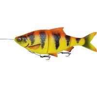 Savage Gear 4D Line Thru Roach Poisson en caoutchouc Modèle : Golden Ambulance.18 cm 86 g Medium Sink