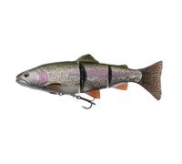 Savage Gear - Leurre 4D Line Thru Trout - Truite en caoutchouc à l'aspect naturel - Pour la pêche - Appât pour brochet, Rainbow, 15cm / 35g / langsam sinkend