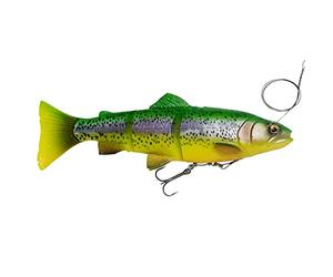 Savage Gear 4D Line Thru Trout Trout 15 cm 20 cm Taille 15 cm / 35 g coulant Lentement, Couleur Fire Trout