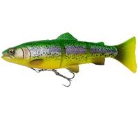 Savage Gear Leurre de traîne 4D Line Thru Truite 25 cm 193 g Fire Truite