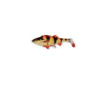 Savage Gear 4D Perch Shad 17,5cm 75g Albino Slow Sinking Barschimitat Appât