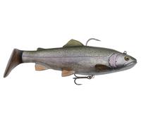 Savage Gear Leurre artificiel Shad 4D Truite 17 cm Hochet 80 g Plongeant modéré Rainbow Trout