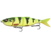 Savage Gear 4Play V2 Swim N Jerk - Swimbait à base de harengs scannés en 3D pour les pêcheurs de prédateurs, action réaliste, idéal pour le brochet, le bar et plus encore | Slow Sink Firetiger 16.5 cm