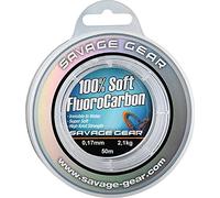 Savage Gear Bas de Ligne en fluorocarbone - 100% Souple - 50 m