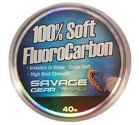 Savage Gear Bas de Ligne en fluorocarbone - 100% Souple - 50 m