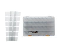 Savage Gear - Boîte à appâts 6B - Trois compartiments fixes plus Tacklebox Seau à appâts réglable