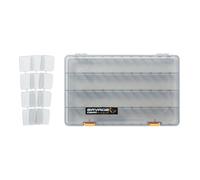 Savage Gear - Boîte à appâts Profonde 6B - Trois Compartiments Fixes Plus Seau à appâts réglable Tacklebox