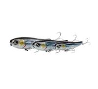 Savage Gear Bullet Mullet - Leurre de pêche de qualité supérieure pour Les pêcheurs en Eau Douce et en Eau salée, idéal pour Le Bar, Le brochet, et Plus Encore Illusion White Loose Scles 5.5 cm