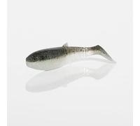 Savage Gear Cannibal Shad Leurre de pêche en eau douce Holo Baitfish 12,7 cm pour bar, doré jaune, truite et perche, action de coup de pied précise, infusé avec parfum