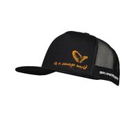 Savage Gear Casquette Trucker Noire Caviar, Taille Unique, Noir