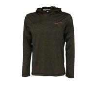 Savage Gear Combattant Stretch à Capuche Gr. XXL Burnt Olive Mélange Pull